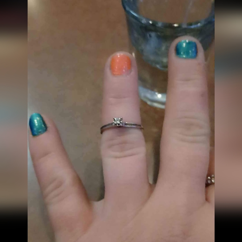 10k engagement ring